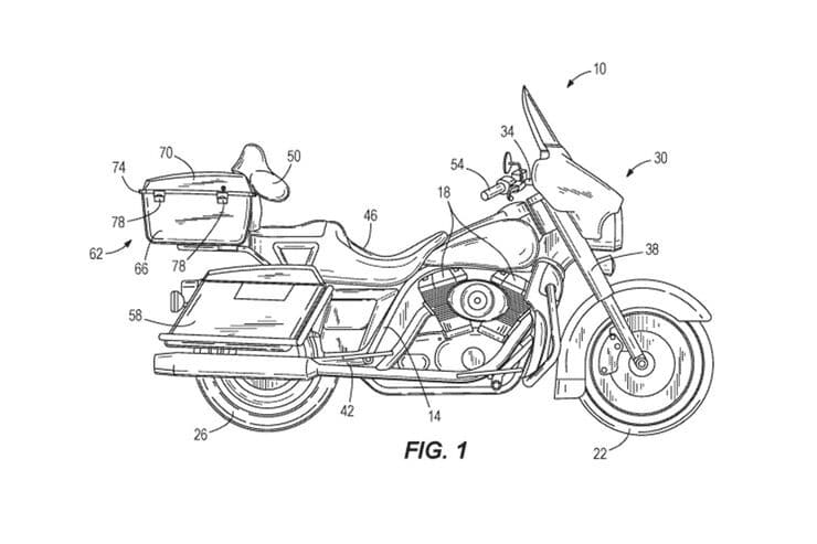 Patente Harley-Davidson: tecnología para el autoequilibrado
