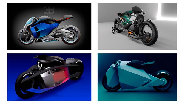 Diseños de motocicletas de Thomas Angebault