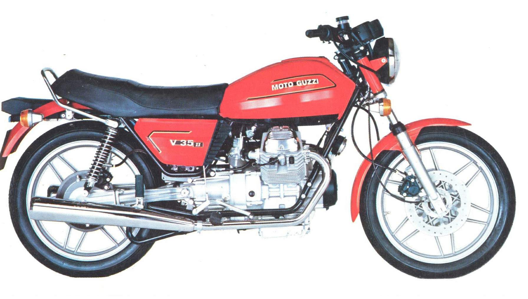 Especificaciones técnicas Moto Guzzi V 35II
