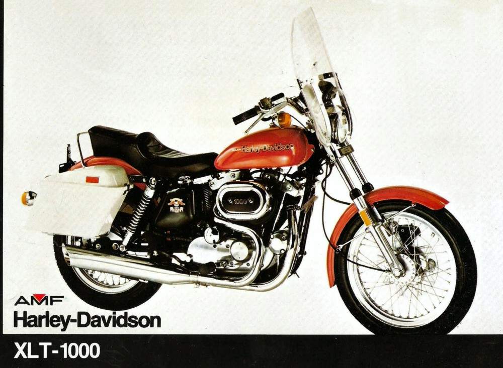 Harley-Davidson Harley Davidson XLT 1000 Touring Sportster "tocador de bebe".  especificaciones tecnicas