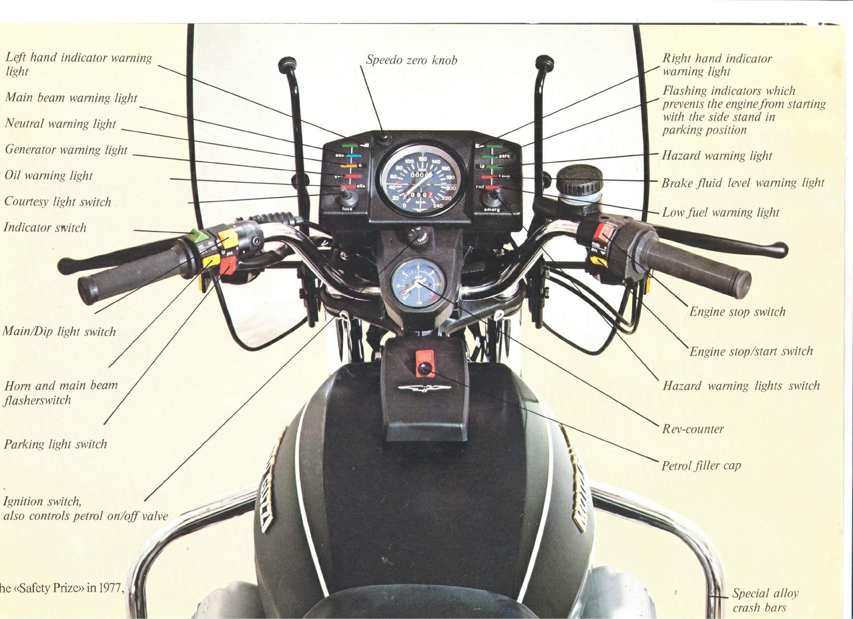 Especificaciones técnicas Moto Guzzi V 1000G5