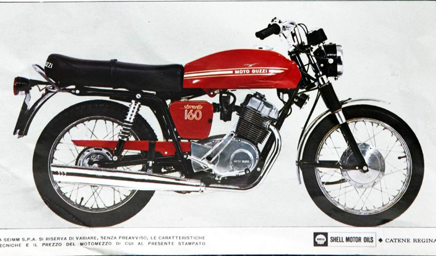 Especificaciones técnicas Moto Guzzi Stornello 160