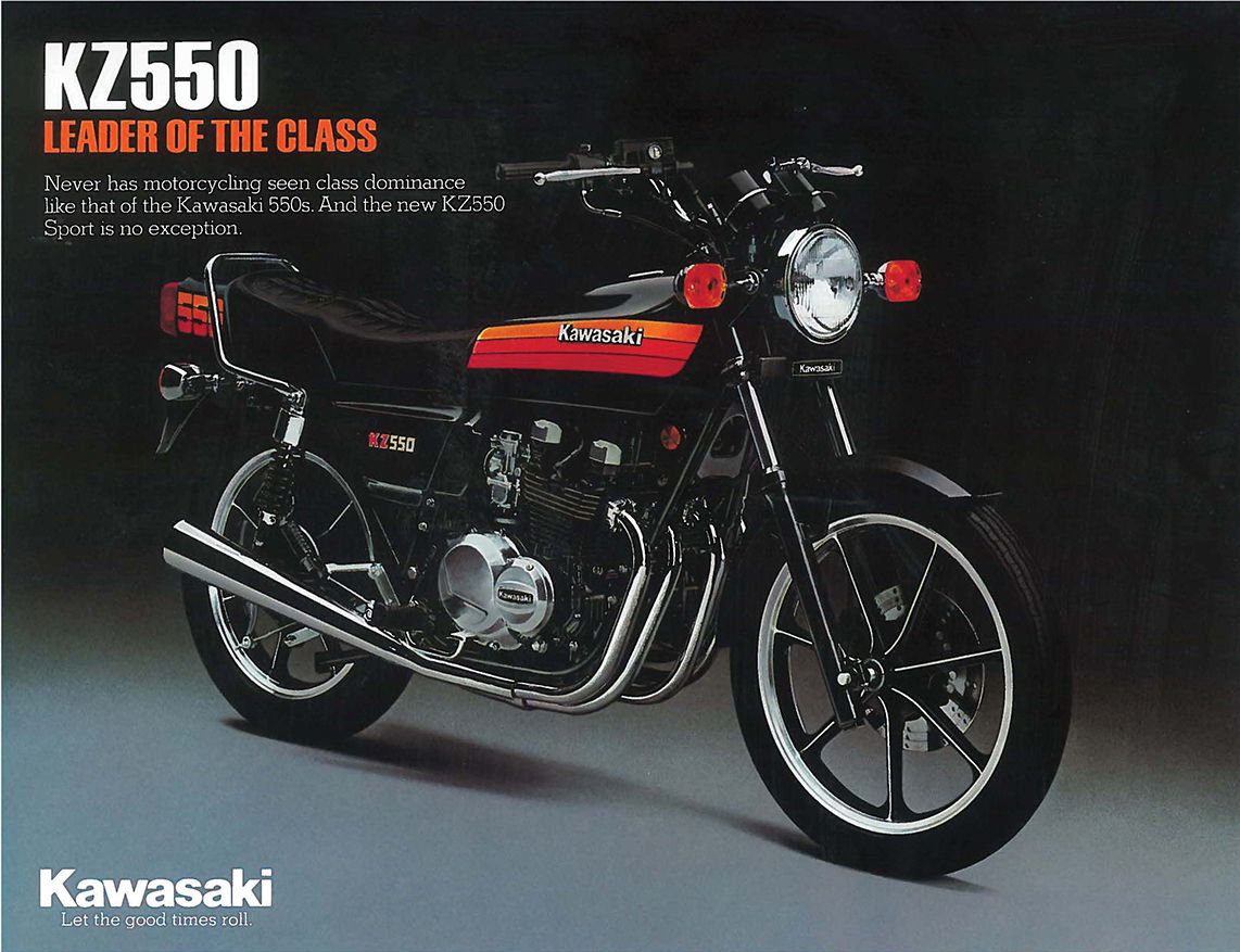 Especificaciones técnicas de la Kawasaki Z 550F