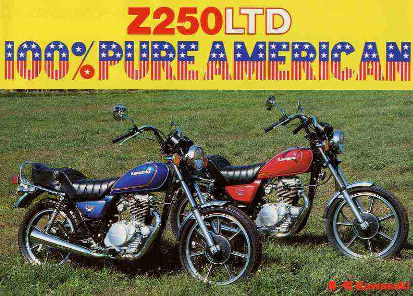 Especificaciones técnicas Kawasaki Z 250LTD