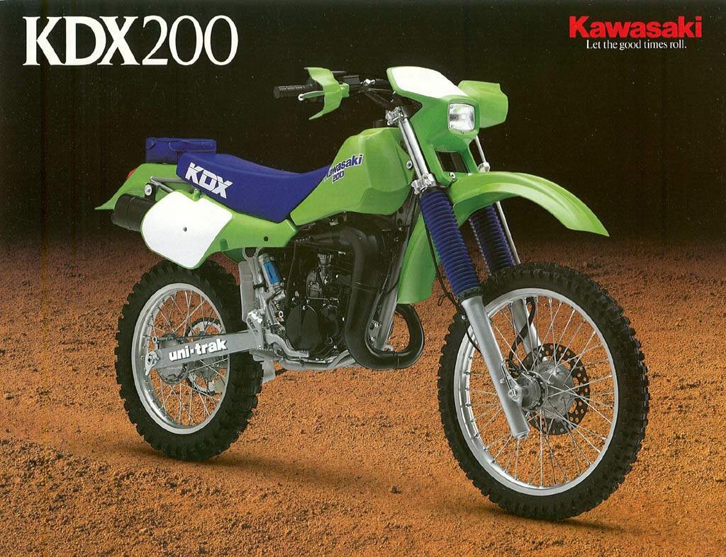 Especificaciones técnicas Kawasaki KDX 200