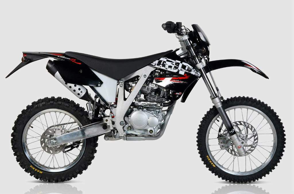 Especificaciones técnicas AJP PR3 200 Enduro Pro, Supermoto (2009-14)