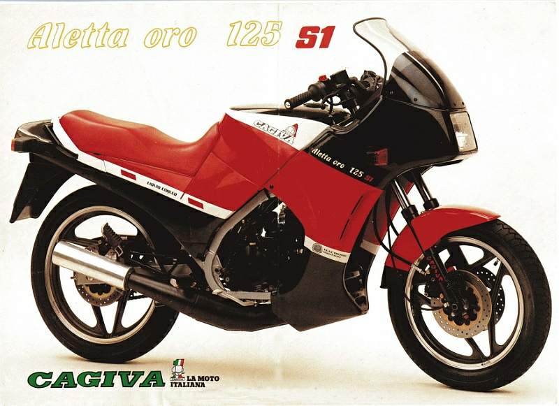Cagiva Aletta Oro S1 125 (1985) especificaciones técnicas