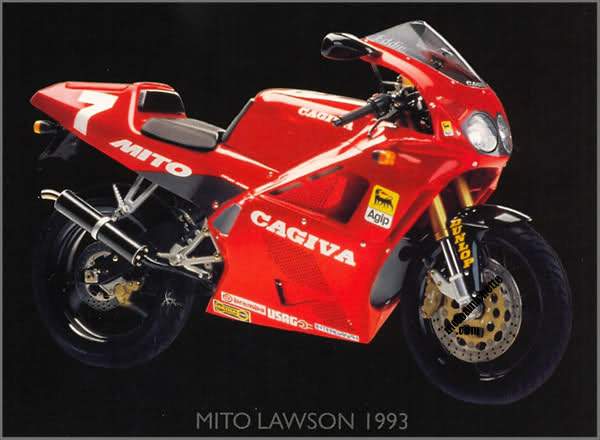 Cagiva Mito 125 II Lawson Replica (1993) especificaciones técnicas