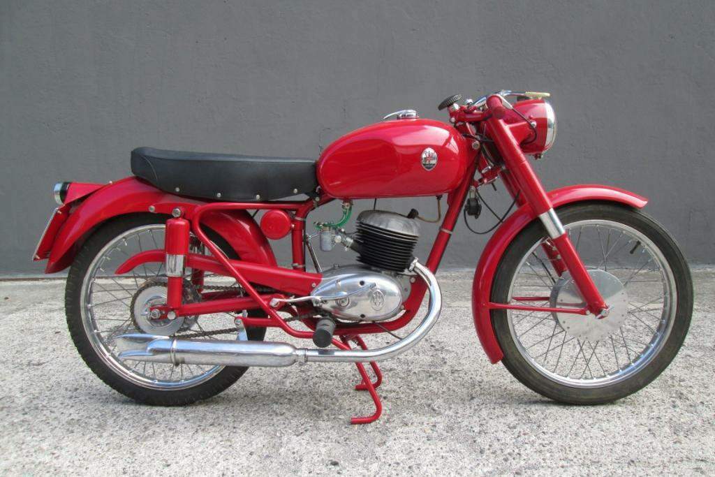 Ducati 125T / TV (1956-60) especificaciones técnicas