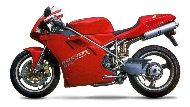 Ducati 916 Biposta (1995-) especificaciones técnicas