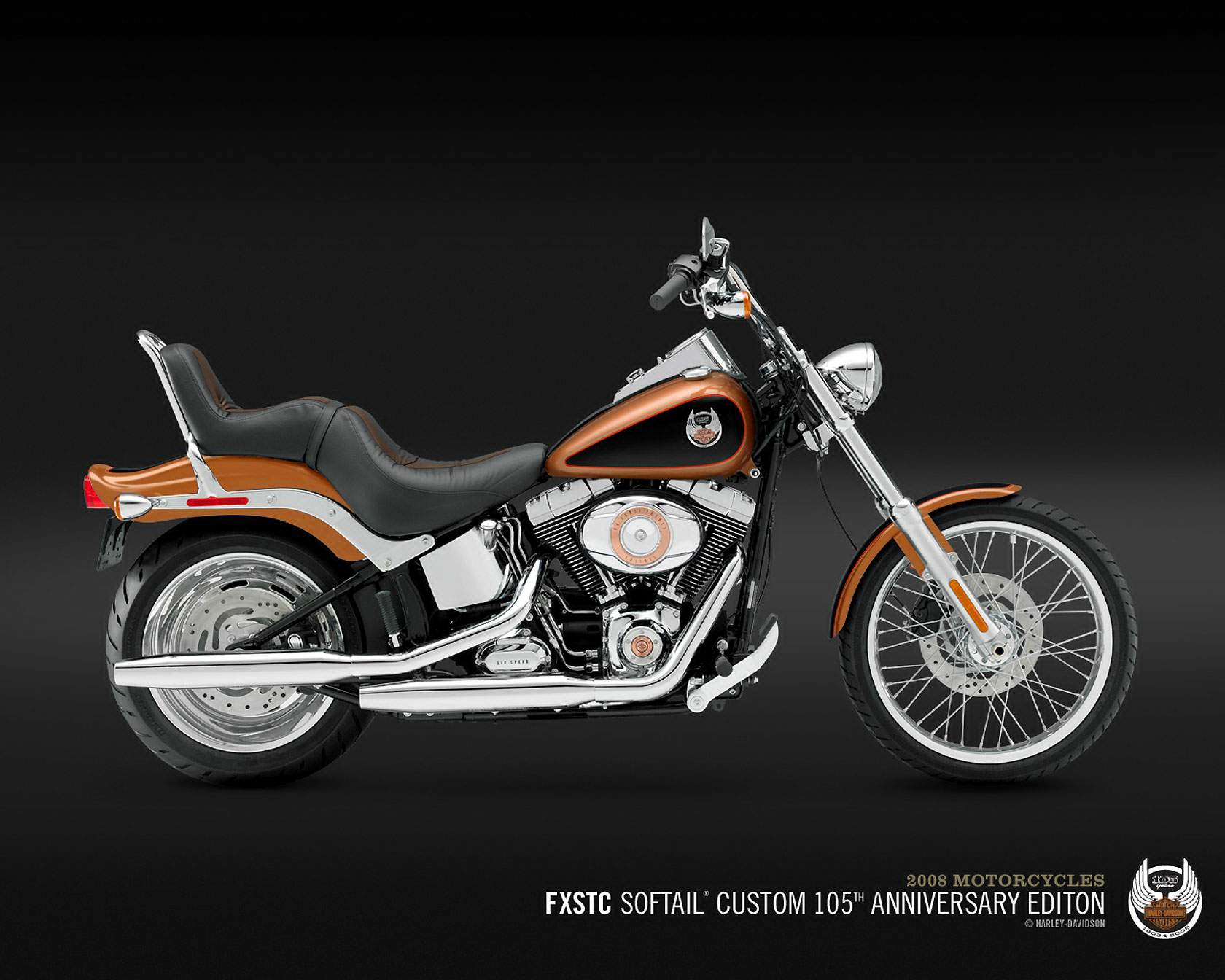 Harley-Davidson Especificaciones técnicas Harley Davidson FXSTC Softail Custom ANV 105th Anniversary (2008)