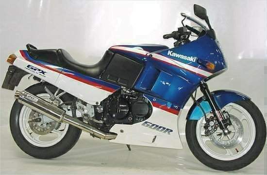 Especificaciones técnicas Kawasaki GPX 600R Ninja / ZX 600R (1989-93)