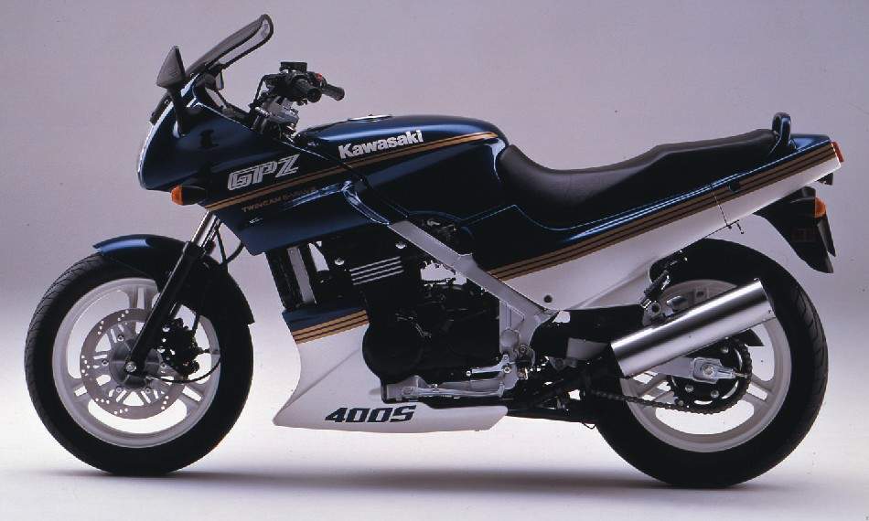 Especificaciones técnicas Kawasaki GPz 400S (1988-89)