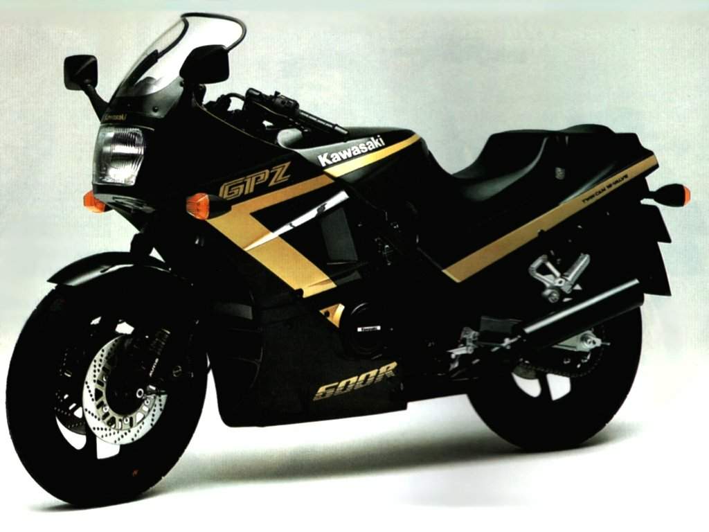 Especificaciones técnicas Kawasaki GPz 600R Ninja / ZX 600R Ninja (1987-88)
