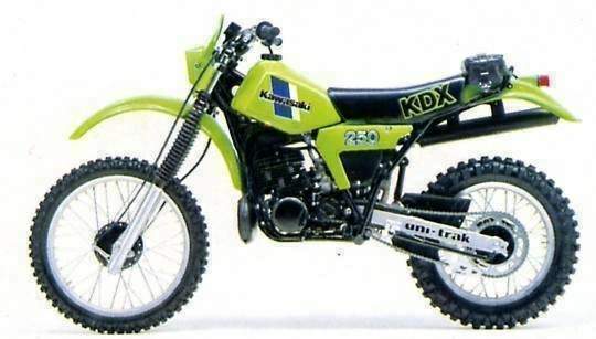 Especificaciones técnicas Kawasaki KDX 250 (1981-82)