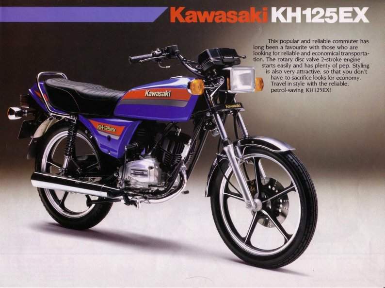 Especificaciones técnicas Kawasaki KH 125FX (1982)