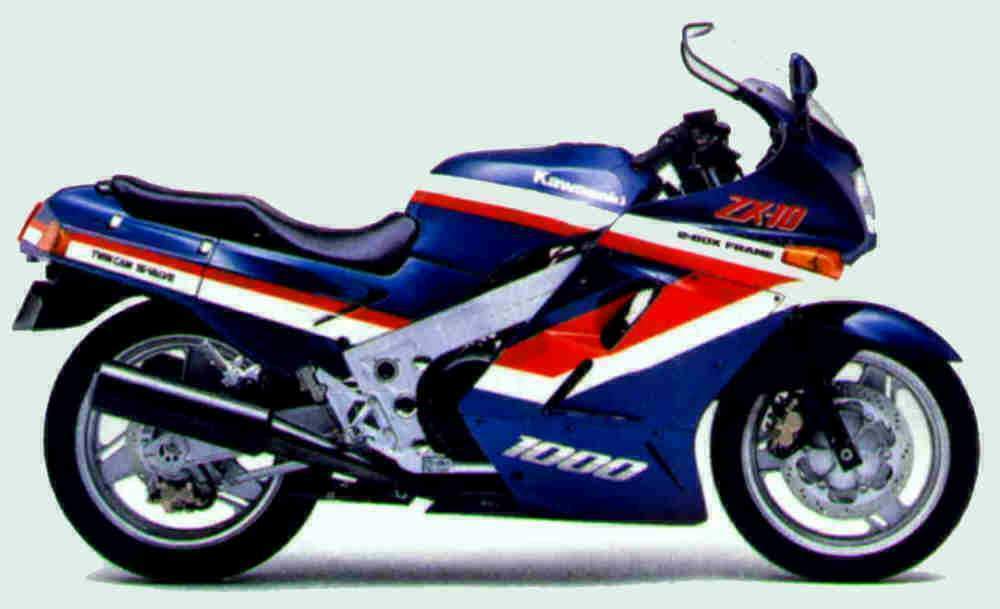 Especificaciones técnicas Kawasaki ZX-10 (1989)