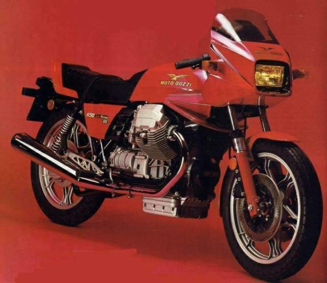 Moto Guzzi 850 Le Mans Mark III (1981-83) especificaciones técnicas