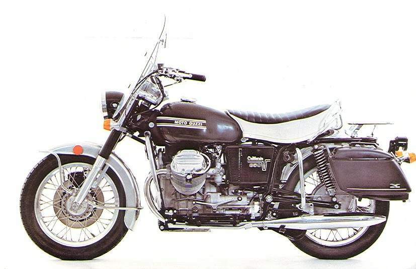 Moto Guzzi 850 T California (1974-75) especificaciones técnicas