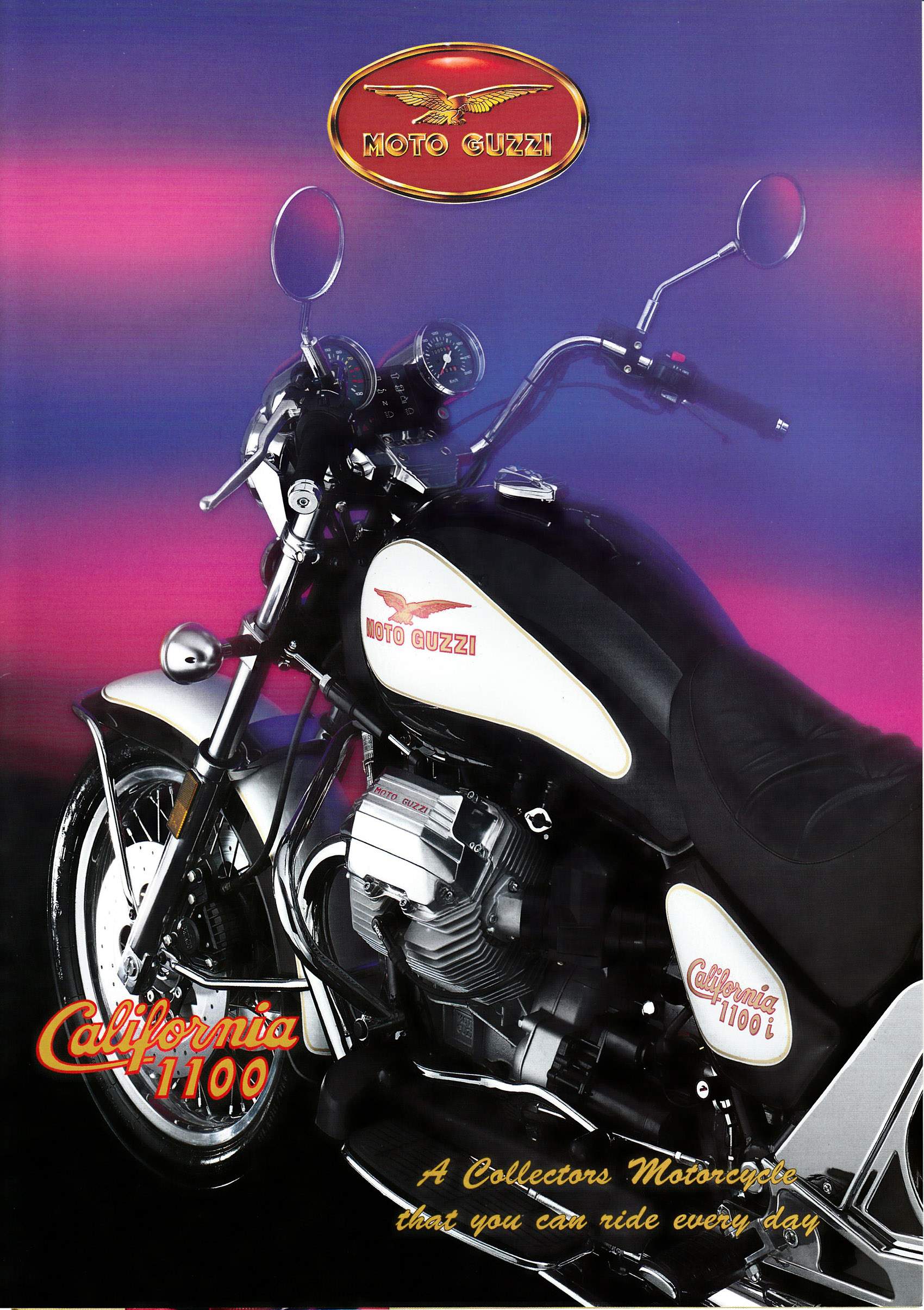 Moto Guzzi California 1100 (1995-96) especificaciones técnicas