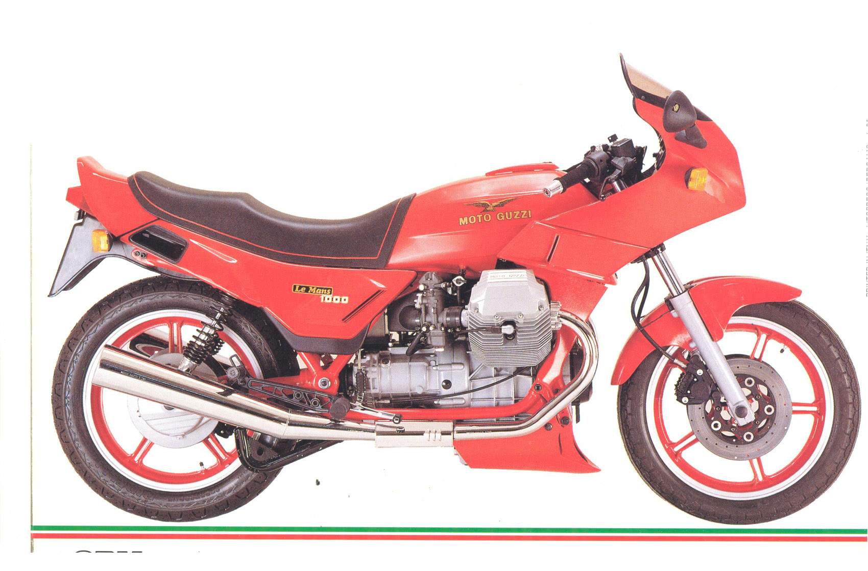 Moto Guzzi Le Mans 1000 Mark V (1988-89) especificaciones técnicas