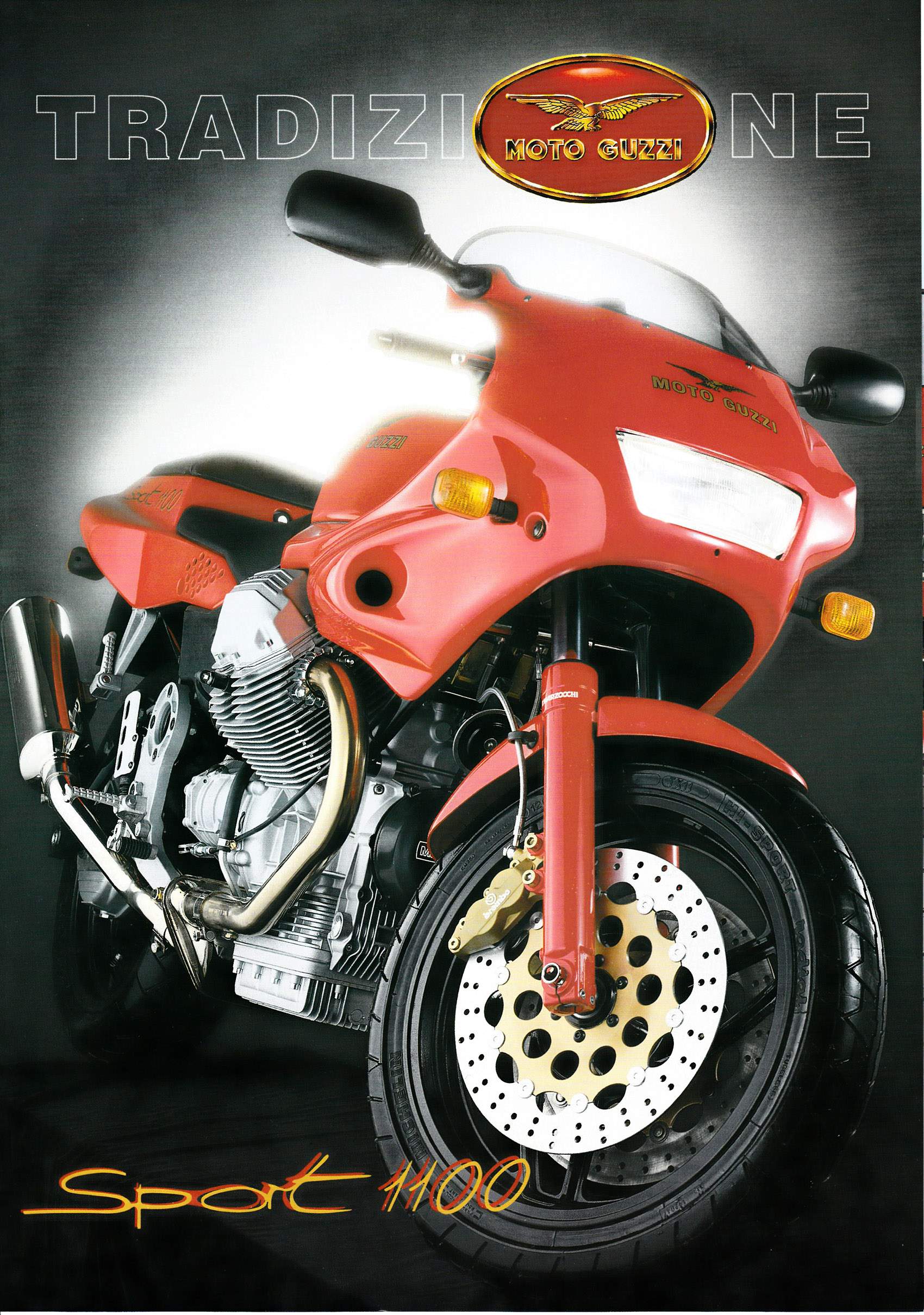 Moto Guzzi Sport 1100 (1994-95) especificaciones técnicas