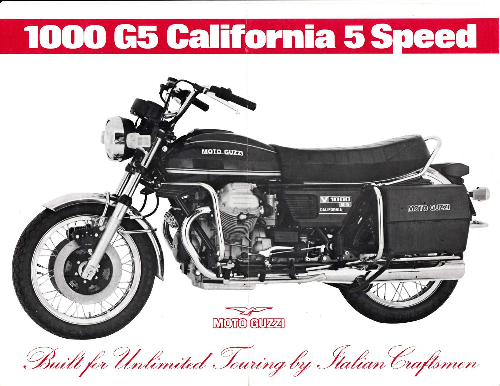 Moto Guzzi V 1000G5 California (1980-) especificaciones técnicas