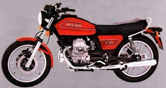 Moto Guzzi V 35 (1977-80) especificaciones técnicas