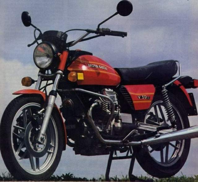 Moto Guzzi V 50 II (1979-80) especificaciones técnicas