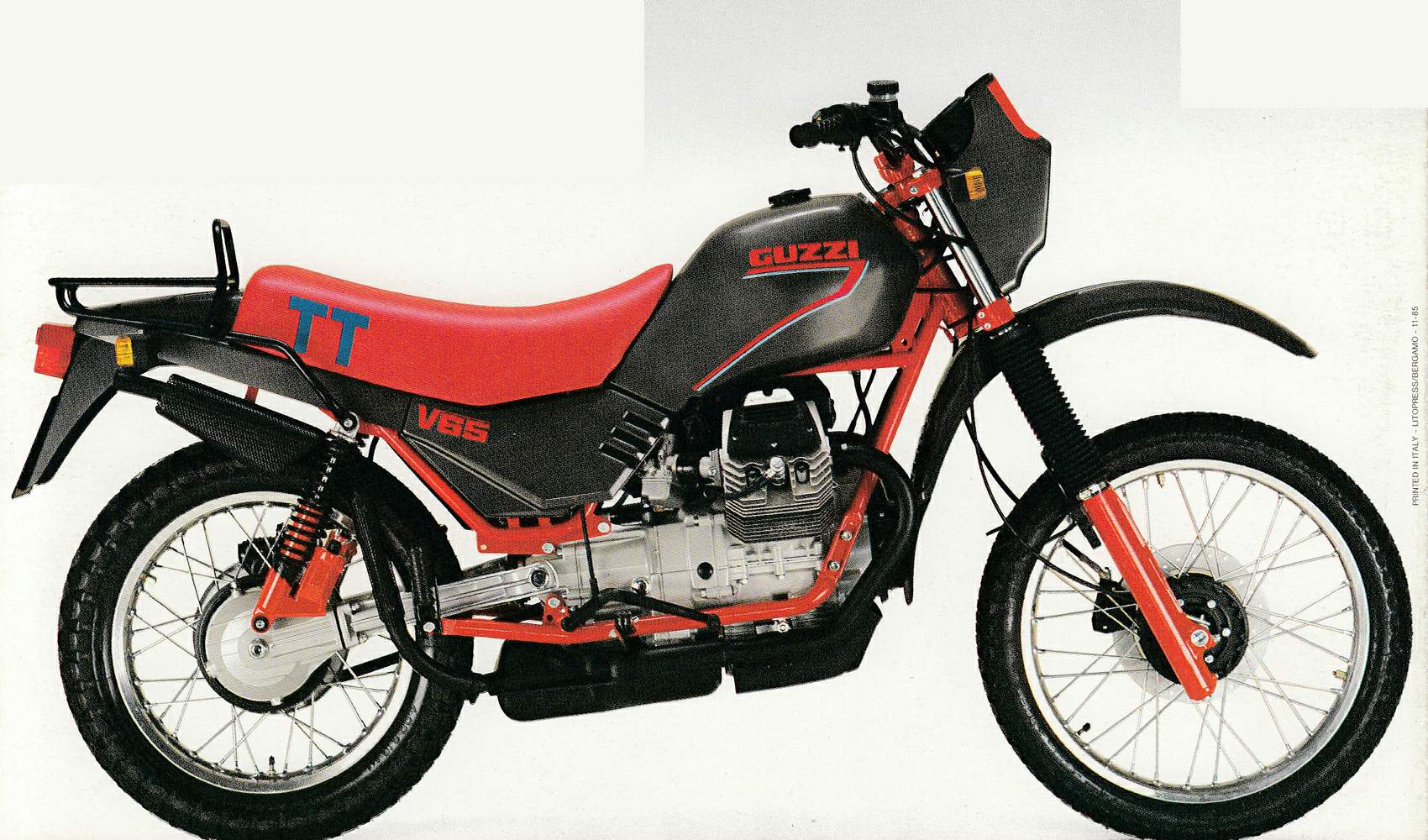 Moto Guzzi V 65TT (1984-) especificaciones técnicas