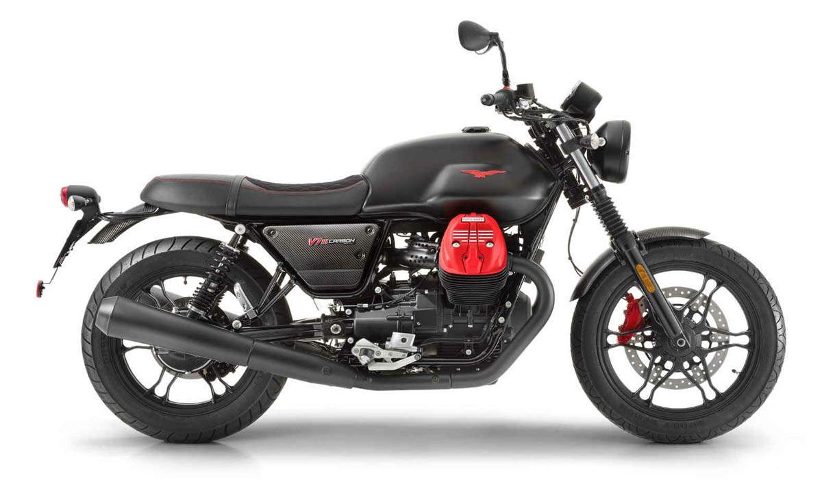 Moto Guzzi V7 III Carbon Dark (2018-19) especificaciones técnicas