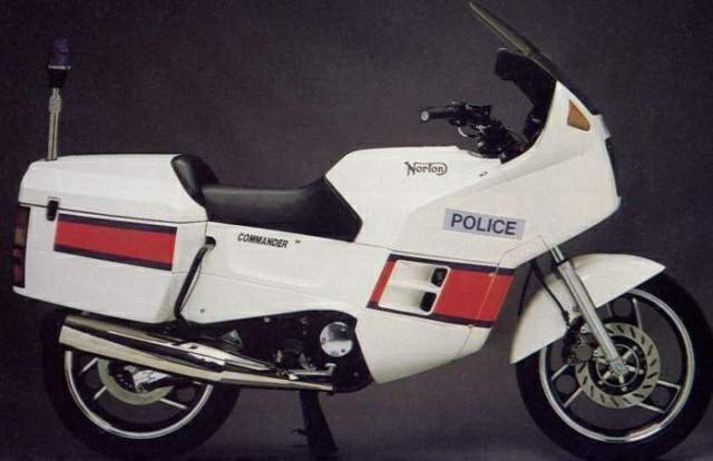 Norton Commander Police (1990) especificaciones técnicas
