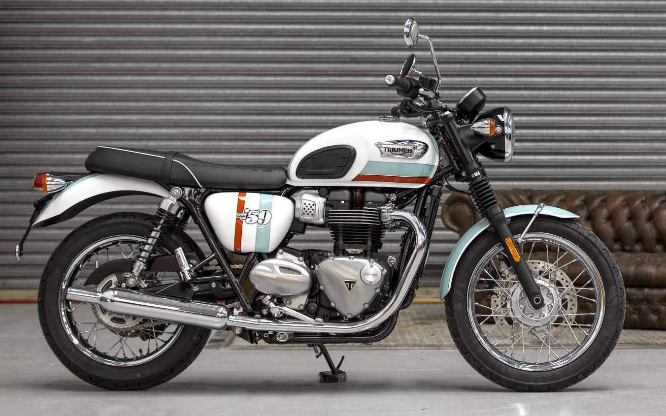 Especificaciones técnicas de Triumph Bonneville T100 Spirit of 59 (2018)