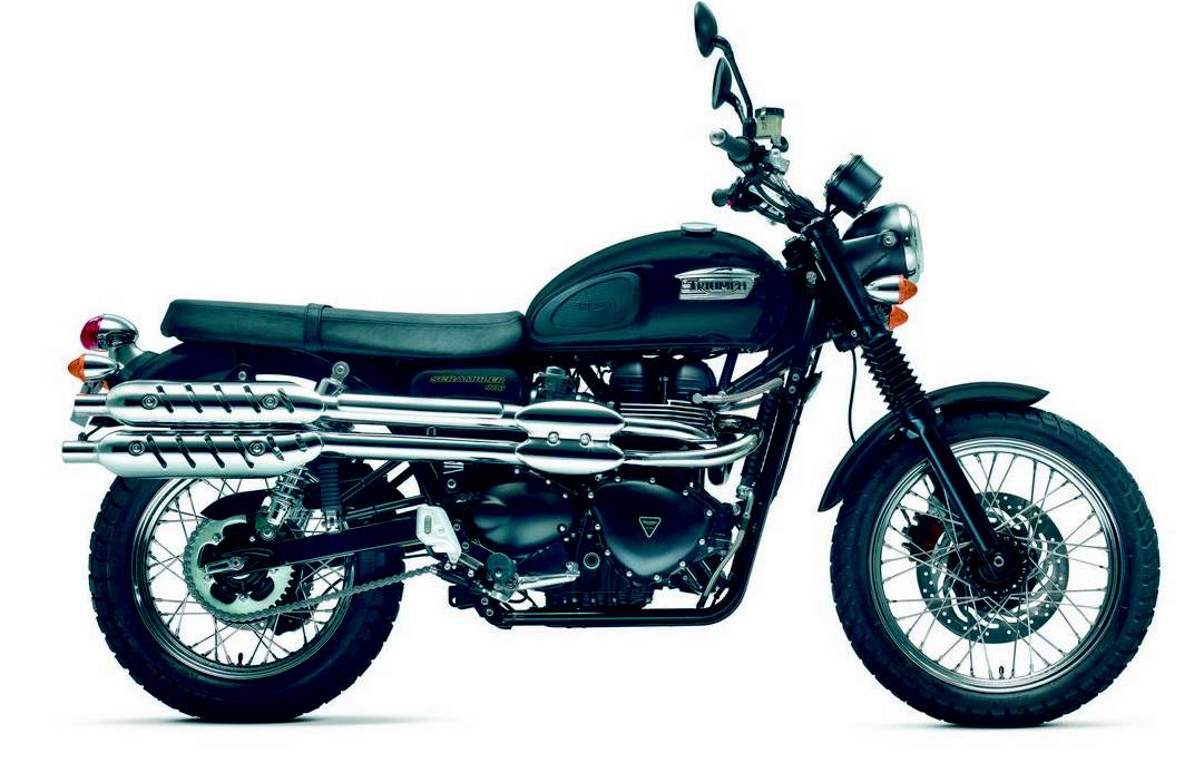 Especificaciones técnicas de la Triumph Scrambler «Matt Black» (2012)