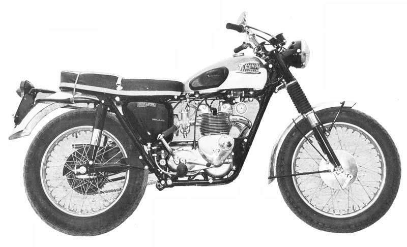 Especificaciones técnicas de la Triumph Sport Tiger T100SC (1959-74)