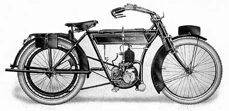 Velocette Veloce 2.25 cv (1909-18) especificaciones técnicas