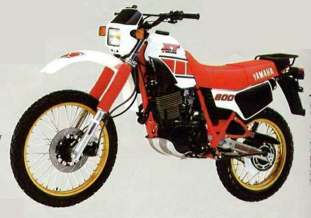 Especificaciones técnicas de la Yamaha XT 600 (1984)