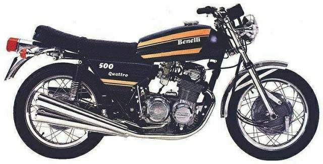 Especificaciones técnicas Benelli 500 Quattro