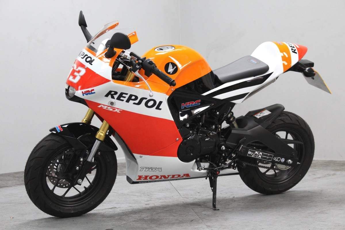 Honda MSX 125RR Repsol Réplica especificaciones técnicas