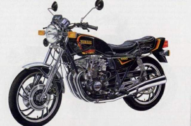 Especificaciones técnicas de la Yamaha XJ 550