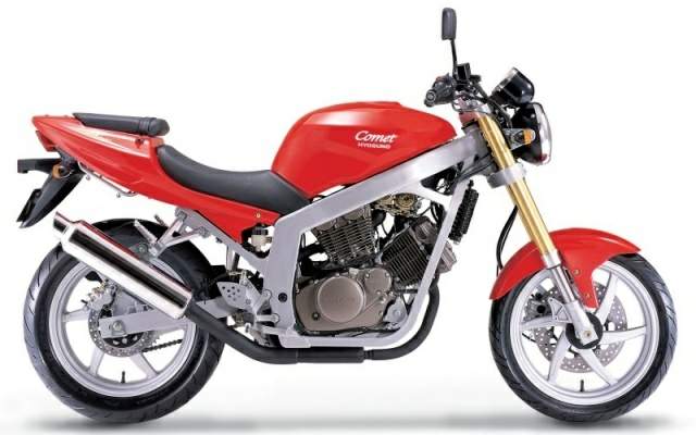 Especificaciones técnicas de la Hyosung GT 250 Comet