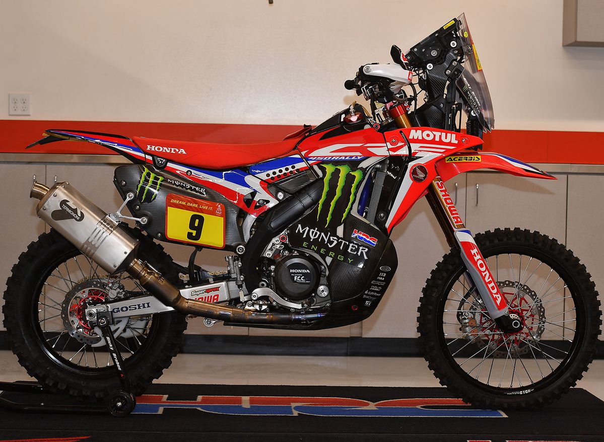 Especificaciones técnicas Honda CRF450 Rally