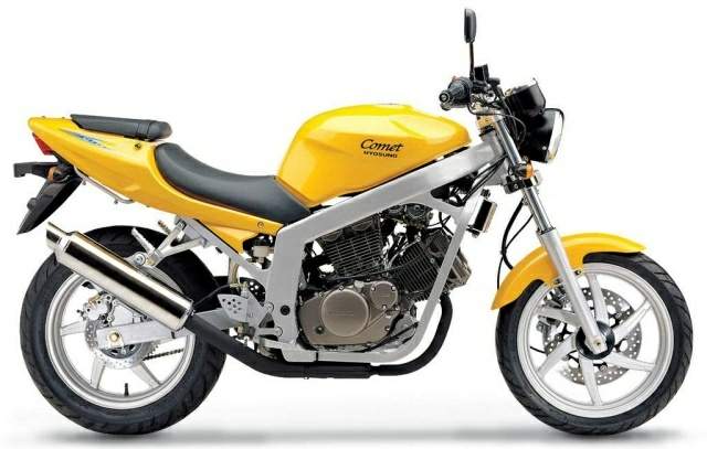 Especificaciones técnicas de la Hyosung GT 125 Comet