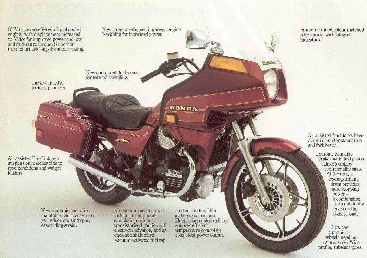 Especificaciones técnicas de la Honda CX 500 Deluxe