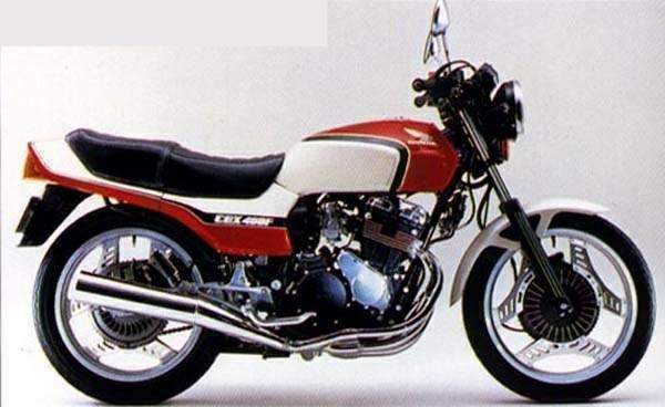 Especificaciones técnicas Honda CBX 400F