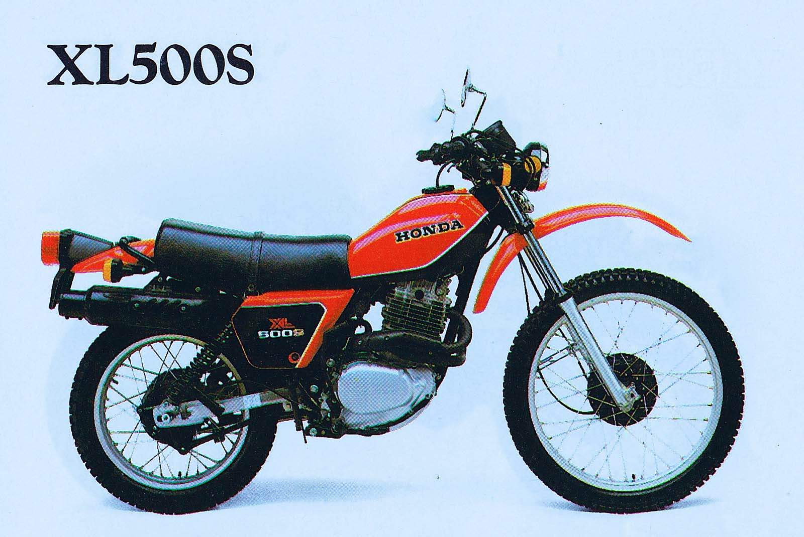 Especificaciones técnicas Honda XL 500S