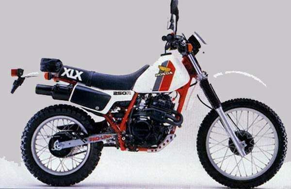 Especificaciones técnicas Honda XLX 250R