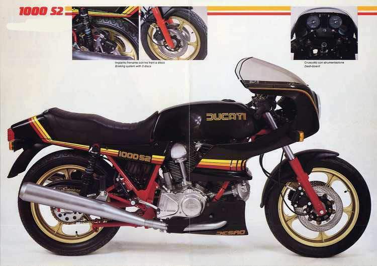 Ducati 1000 S2 (1984) especificaciones técnicas