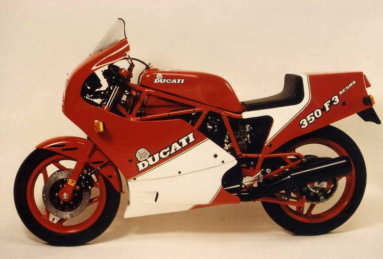 Ducati 350 F3 Desmo (1986-88) especificaciones técnicas