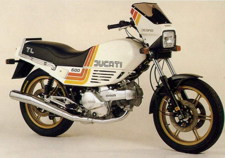 Ducati 600TL Pantah (1982-84) especificaciones técnicas